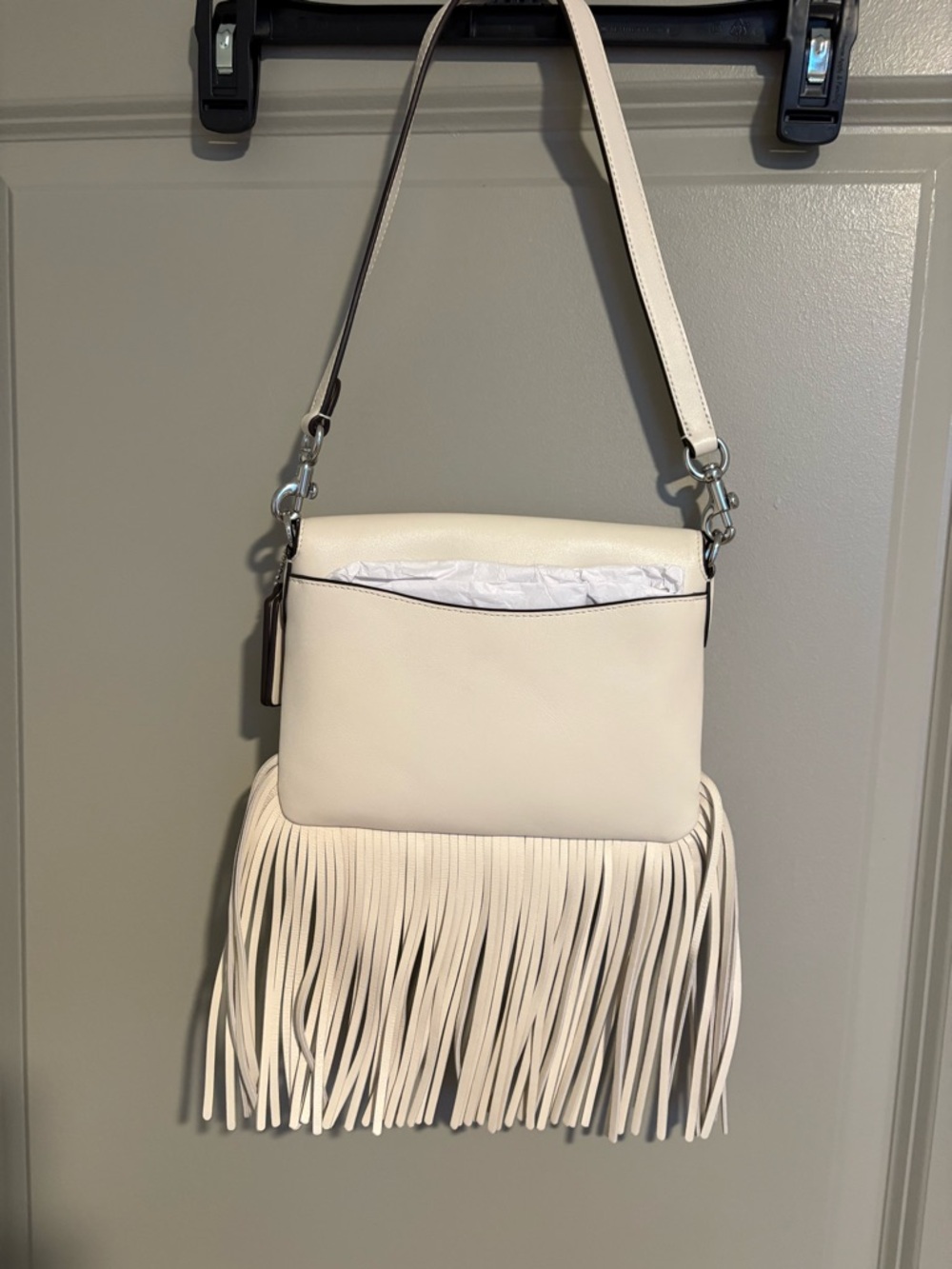 Coach 1964 Fringe Leather Crossbody Bag - Picture 8 of 9